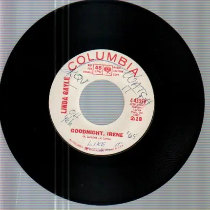 Linda Gayle - Goodnight, Irene / Stop, Look, Listen
