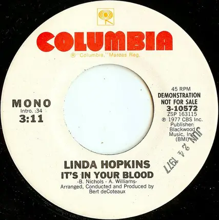 Linda Hopkins - It's In Your Blood