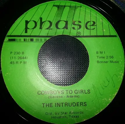 Linda Jones , The Intruders - Hypnotized / Cowboys To Girls