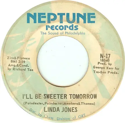 Linda Jones - I'll Be Sweeter Tomorrow