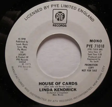 Linda Kendrick - House Of Cards