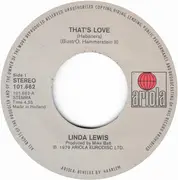 7inch Vinyl Single - Linda Lewis - That's Love (Habanera)