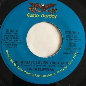 Linda Plowman - Right Back To Loving You Again