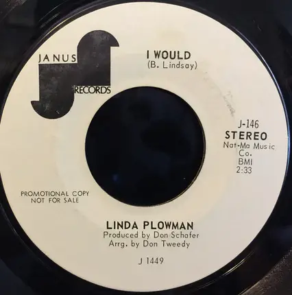 Linda Plowman - I'm So Lonesome I Could Cry / I Would