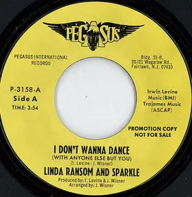 Linda Ransom - I Don't Wanna Dance (With Anyone But You)