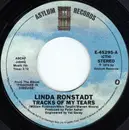 7inch Vinyl Single - Linda Ronstadt / Linda Ronstadt And Emmylou Harris - Tracks Of My Tears / The Sweetest Gift