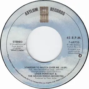 Linda Ronstadt - Someone To Watch Over Me / What'll I Do