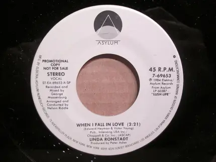 Linda Ronstadt - When I Fall In Love