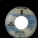 7inch Vinyl Single - Linda Ronstadt - It's So Easy / Lo Siento Mi Vida - no cover