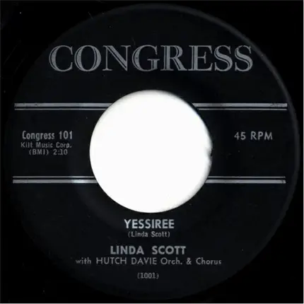 Linda Scott With Hutch Davie Orchestra & Chorus - Town Crier / Yessiree