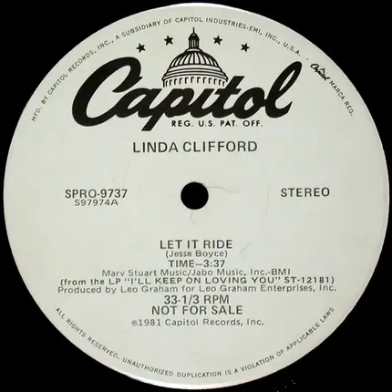 Linda Clifford - Don't Come Crying To Me