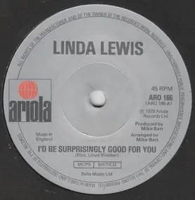 Linda Lewis - I'd Be Surprisingly Good For You