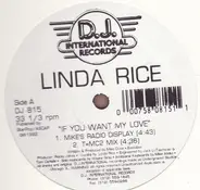 Linda Rice - If You Want My Love