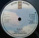7'' - Linda Ronstadt - Alison