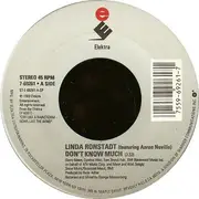 7'' - Linda Ronstadt - Don't Know Much / Cry Like A Rainstorm