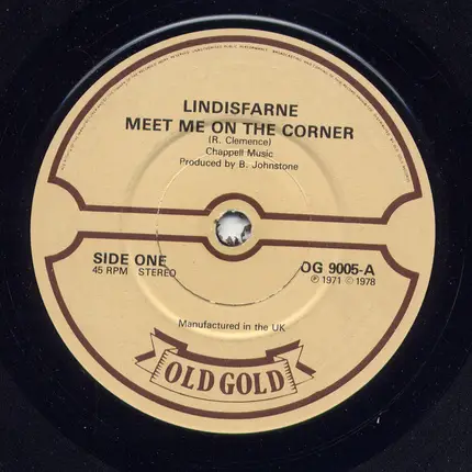 Lindisfarne - Meet Me On The Corner / Lady Eleanor
