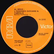 7inch Vinyl Single - L'Ingegner Giovanni & Famiglia - Telstar / Solaris (I Will Return)