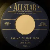 Link Davis - Ballad Of Jole Blon / Visions
