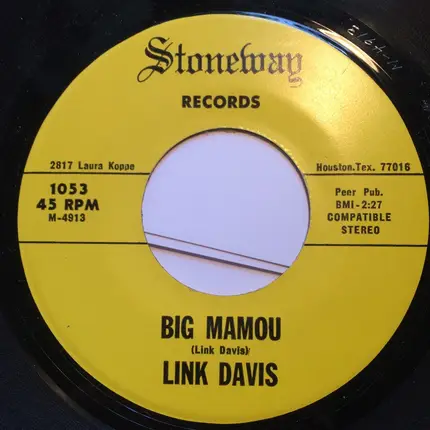 Link Davis - Big Mamou / Louisiana Waltz