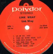 LP - Link Wray - Link Wray - Die Cut Unipak
