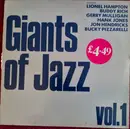 LP - Lionel Hampton , Buddy Rich , Gerry Mulligan , Hank Jones , Jon Hendricks , Bucky Pizzarelli - Giants Of Jazz