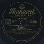 10'' - Lionel Hampton All Stars And The All Stars - Gene Norman Presents 'Just Jazz' Concert, Star Dust / The Man I Love
