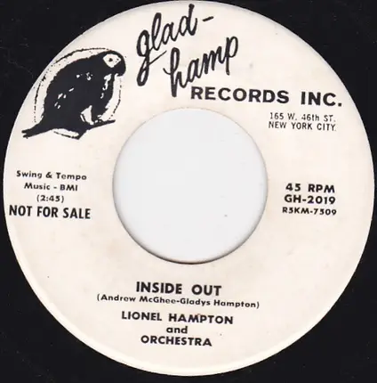 Lionel Hampton And His Orchestra - Midnight Sun / Inside Out