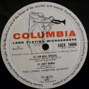 LP - Lionel Hampton And His Quartet - The Lionel Hampton Quartet - Microgroove