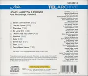 CD - Lionel Hampton & Friends - Rare Recordings, Volume I