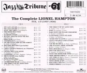 Double CD - Lionel Hampton - The Complete Lionel Hampton Vol. 1/2 (1937-1938)
