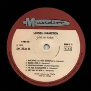 LP - Lionel Hampton - Live In Paris - Concert Olympia 1961 - Vol. 2