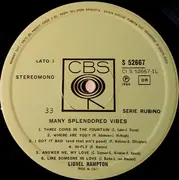 LP - Lionel Hampton - Many Splendored Vibes