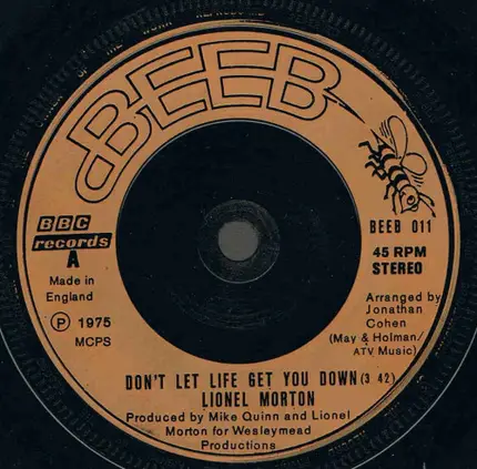Lionel Morton - Don't Let Life Get You Down