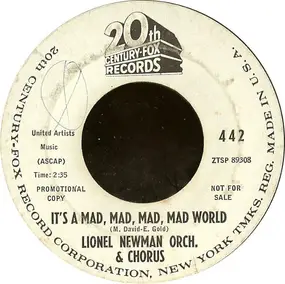 Lionel Newman - It's A Mad, Mad, Mad, Mad World / Call Me Irresponsible