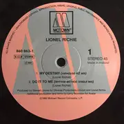 12inch Vinyl Single - Lionel Richie - My Destiny
