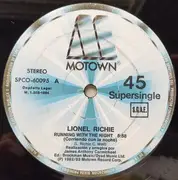 12inch Vinyl Single - Lionel Richie - Running With The Night  (Corriendo Con La Noche)