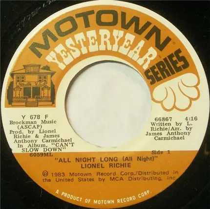 Lionel Richie - All Night Long (All Night)