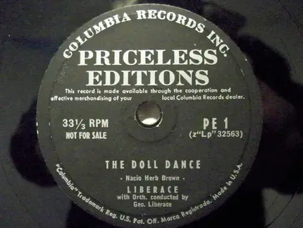 Liberace With Orch. Cond. By George Liberace - Cucaracha Boogie / The Doll Dance