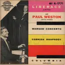 7inch Vinyl Single - Liberace With Paul Weston And His Orchestra - Warsaw Concerto / Cornish Rhapsody