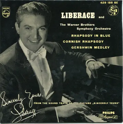Liberace And The Warner Brothers Symphony Orchestra - Sincerely Yours