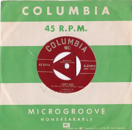 Liberace - I Don't Care / I Miss You So