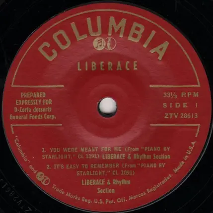 Liberace - You Were Meant For Me
