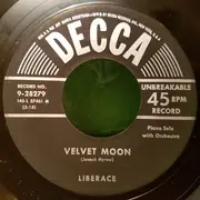 7inch Vinyl Single - Liberace - It's Shadow Time / Velvet Moon