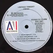 LP - Liberace - Liberace Tonight!