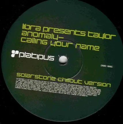 Libra Presents Taylor - Anomaly - Calling Your Name (Solarstone Chillout Version)