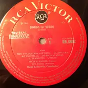 LP - Licia Albanese - Songs Of Verdi And Italian Folk Songs - Red Seal