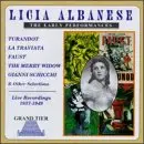 Licia Albanese - Live Recordings 1937-1949