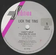 7inch Vinyl Single - Lick The Tins - Can't Help Falling In Love