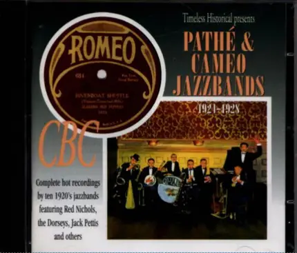 Lido Venice Dance Orchestra / the Texas Ten - Pathe And Cameo Jazzbands 1924-1928
