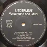 LP - Liederleut - Verschtand Ond G'fühl - +Insert